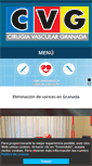 Mobile Screenshot of cirugiavasculargranada.com
